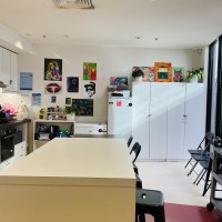 Prahran Place - Kitchen and courtyard